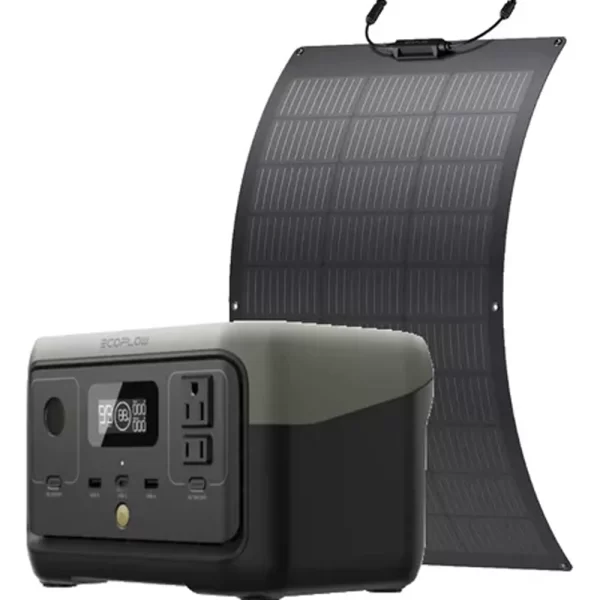 Kit planta Solar Portátil 300W River 2 + Panel Flexible 100 W